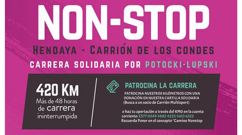 Corredores y ciclistas durante los 420 kilómetros entre Hendaya y Carrión de los Condes